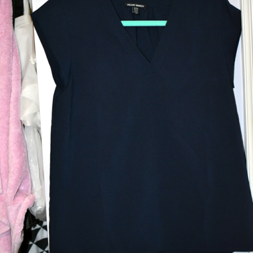 Dark blue Blouse, Hilary Radley, size M
